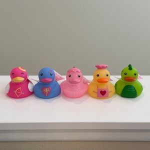 New Target Bullseye Playground Valentine’s Day 2026 Rubber Ducks - Set of 5